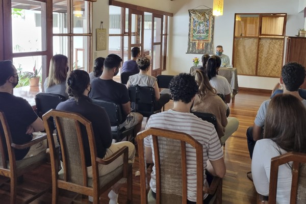 Class at the Casa Zen de Costa Rica
